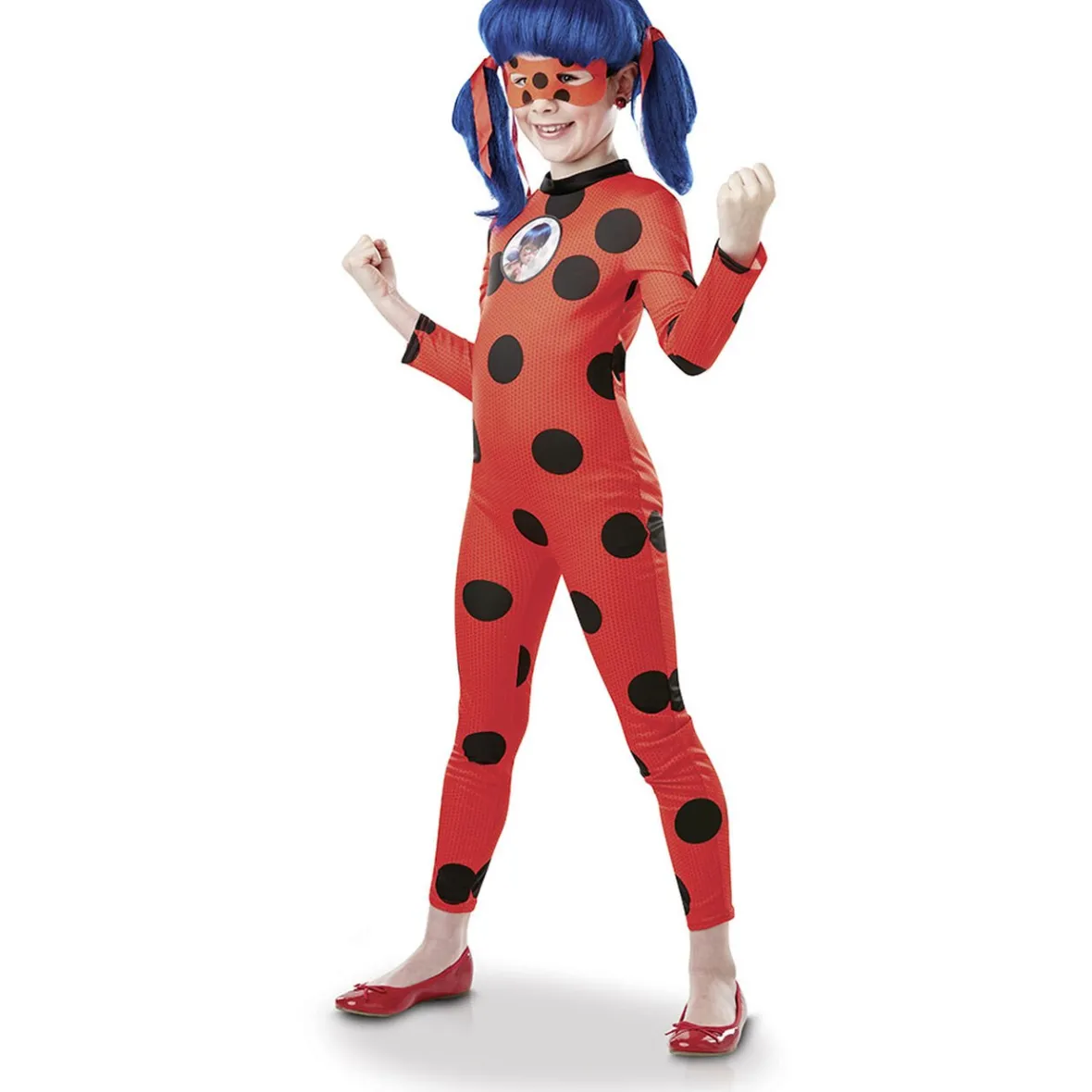 Déguisement Miraculous Lady Bug enfant 7/8 ans-Gifi Discount