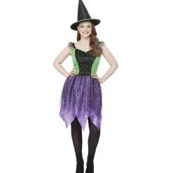 Déguisement phosphorescent sorcière pour adulte taille L-Gifi Discount