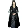 Déguisement reine noire Halloween 11/14 ans-Gifi