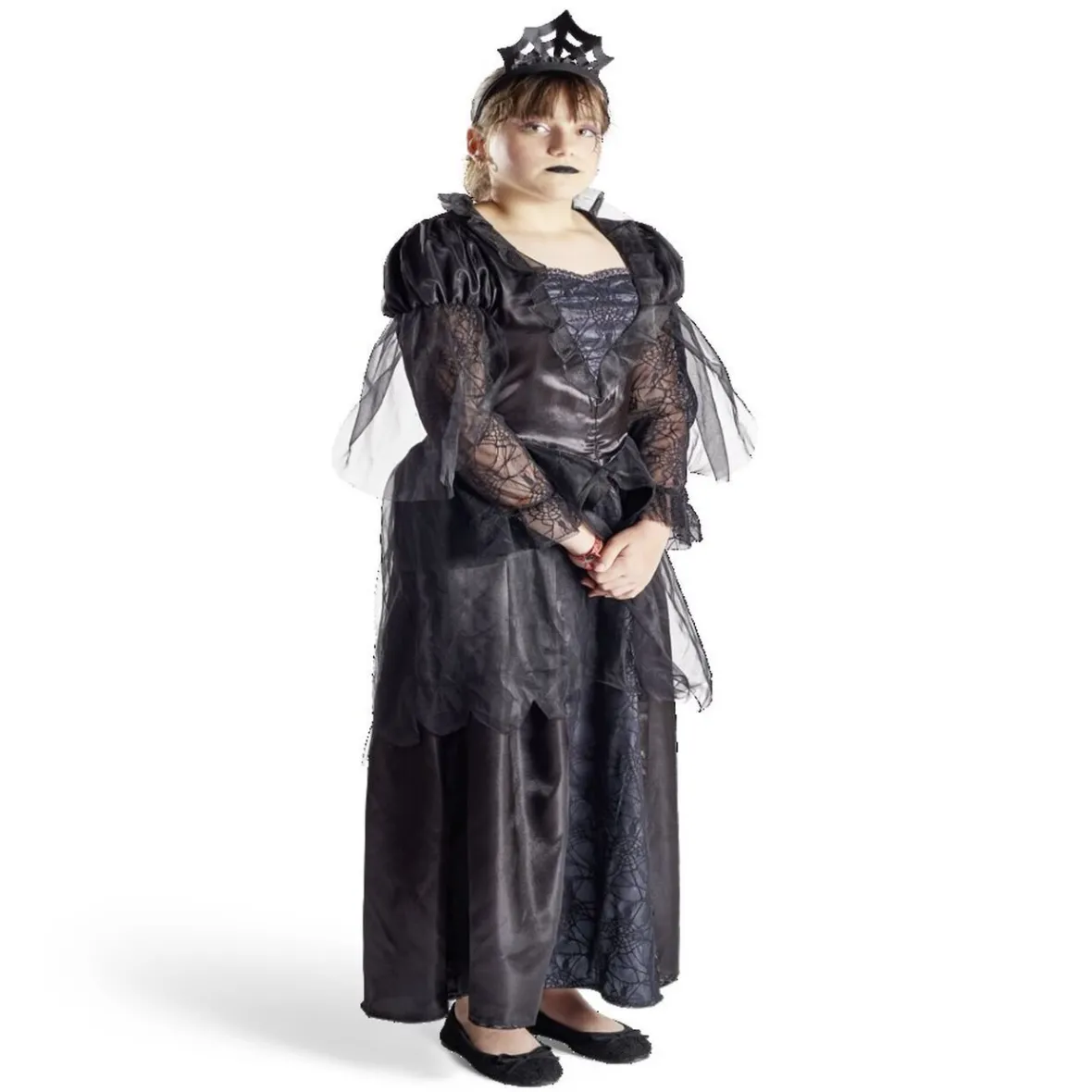 Déguisement reine noire Halloween 11/14 ans-Gifi