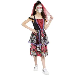 Déguisement squelette fille 7/10 ans-Gifi New