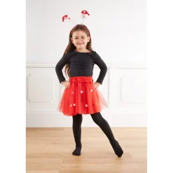 Ensemble tutu avec serre-tête Noël rouge fille-Gifi Discount