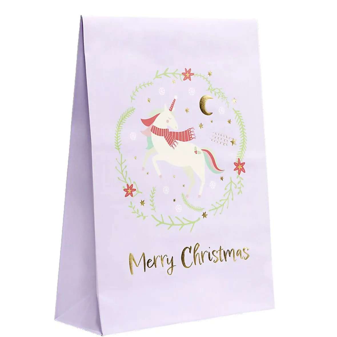 Enveloppe cadeau Noël enfant 6 pochettes 20x28cm licorne ou dinosaure-Gifi Clearance