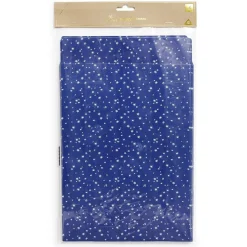 Enveloppe cadeau papier Noël enfant motif étoile x6 - 20x8xH28cm-Gifi New