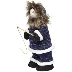 Esquimau de Noël à poser H16 cm-Gifi Discount