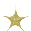 Etoile de Noël dorée en polyester-Gifi Online