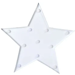 Etoile lumineuse blanche Noël à poser h. 32 cm-Gifi Best