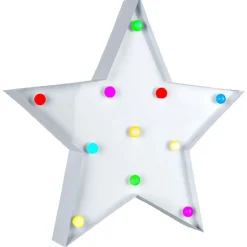 Etoile lumineuse blanche Noël à poser h. 32 cm-Gifi Best