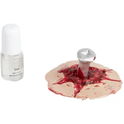 Fausse cicatrice Halloween en latex L19xl10cm-Gifi