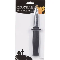 Faux couteau rétractable Halloween-Gifi Outlet
