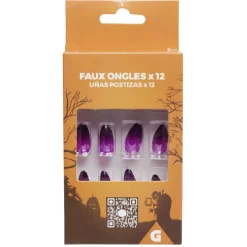 Faux ongles en plastique x12-Gifi Hot