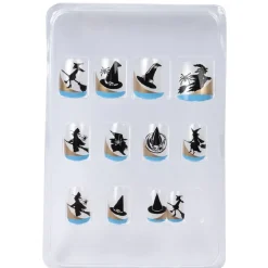 Faux ongles motif Halloween x12-Gifi Discount