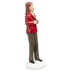 Figurine de Noël Femme pour village miniature-Gifi