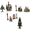 Figurine de Noël pour village miniature x9-Gifi Best