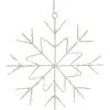Flocon de Noël lumineux 55LED blanc chaud H20cm-Gifi Outlet