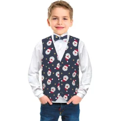Gilet et noeud papillon de Noël enfant 6/8 ans-Gifi Sale