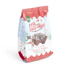 Gâteau brownie chocolat belge Noël sachet individuel 200gr-Gifi Online