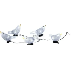 Guirlande 5 oiseaux lumineuse solaire extérieur 30 LED-Gifi Best