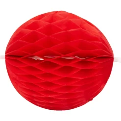 Guirlande boules en papier rouges-Gifi Online