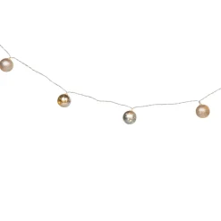 Guirlande de 12 boules de Noël argentées-Gifi Sale