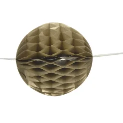 Guirlande de 15 boules en papier dorées 5 m-Gifi New