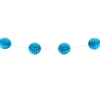 Guirlande de 15 boules en papier bleues turquoise 5 m-Gifi Best