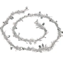 Guirlande de Noël argentée 2 m-Gifi Discount