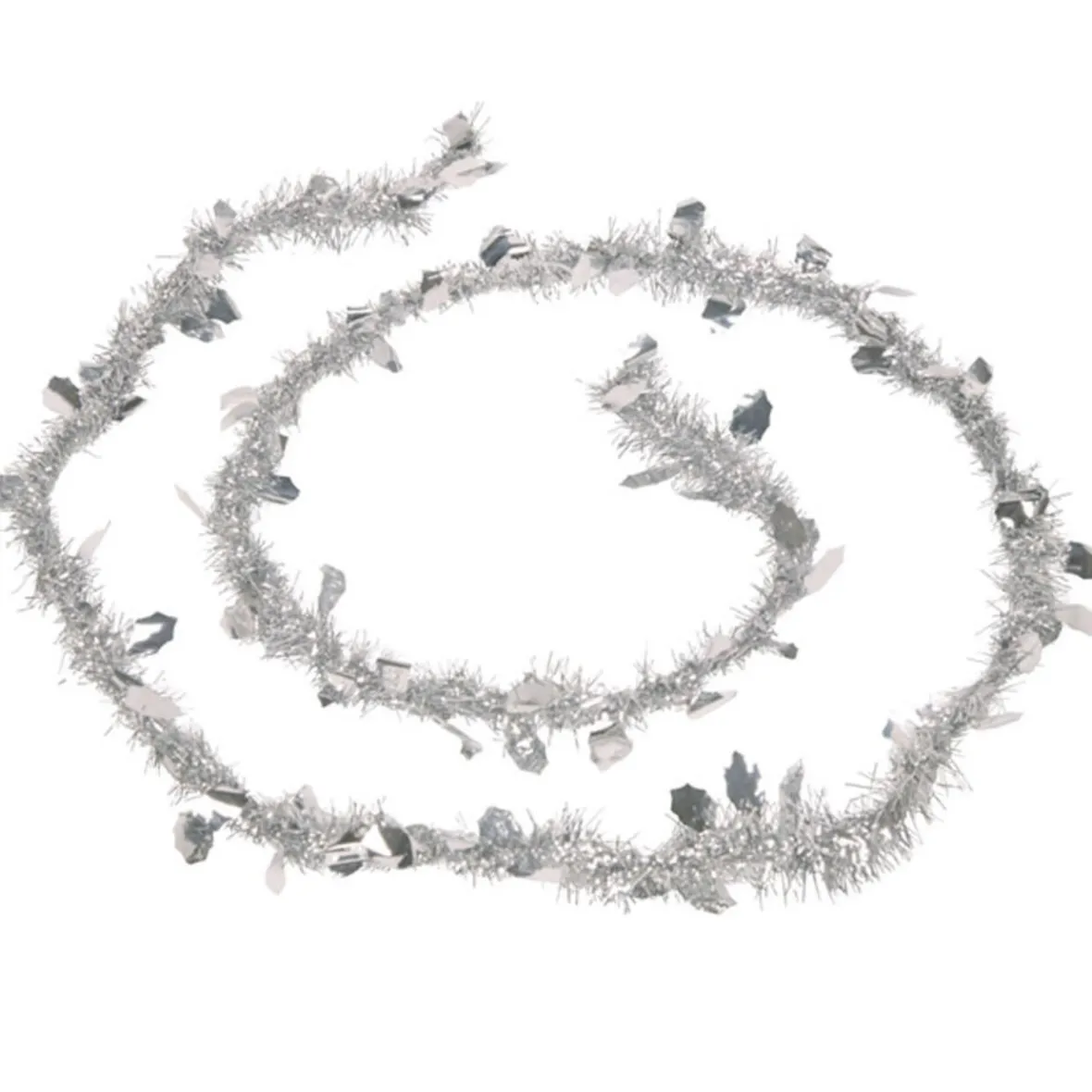 Guirlande de Noël argentée 2 m-Gifi Discount