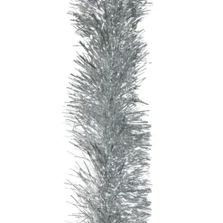 Guirlande de Noël argentée 6 m-Gifi Outlet