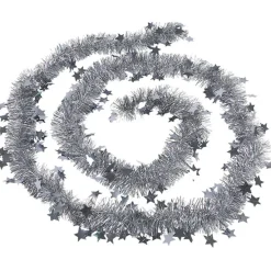 Guirlande de Noël argentée 3 m-Gifi Discount