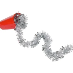 Guirlande de Noël argentée 2 m-Gifi Outlet