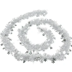 Guirlande de Noël argentée 2 m-Gifi New