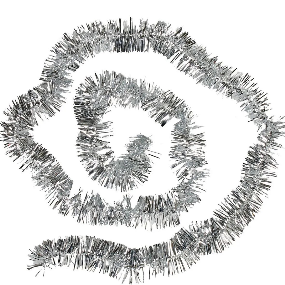 Guirlande de Noël argentée 2.5 m-Gifi Hot