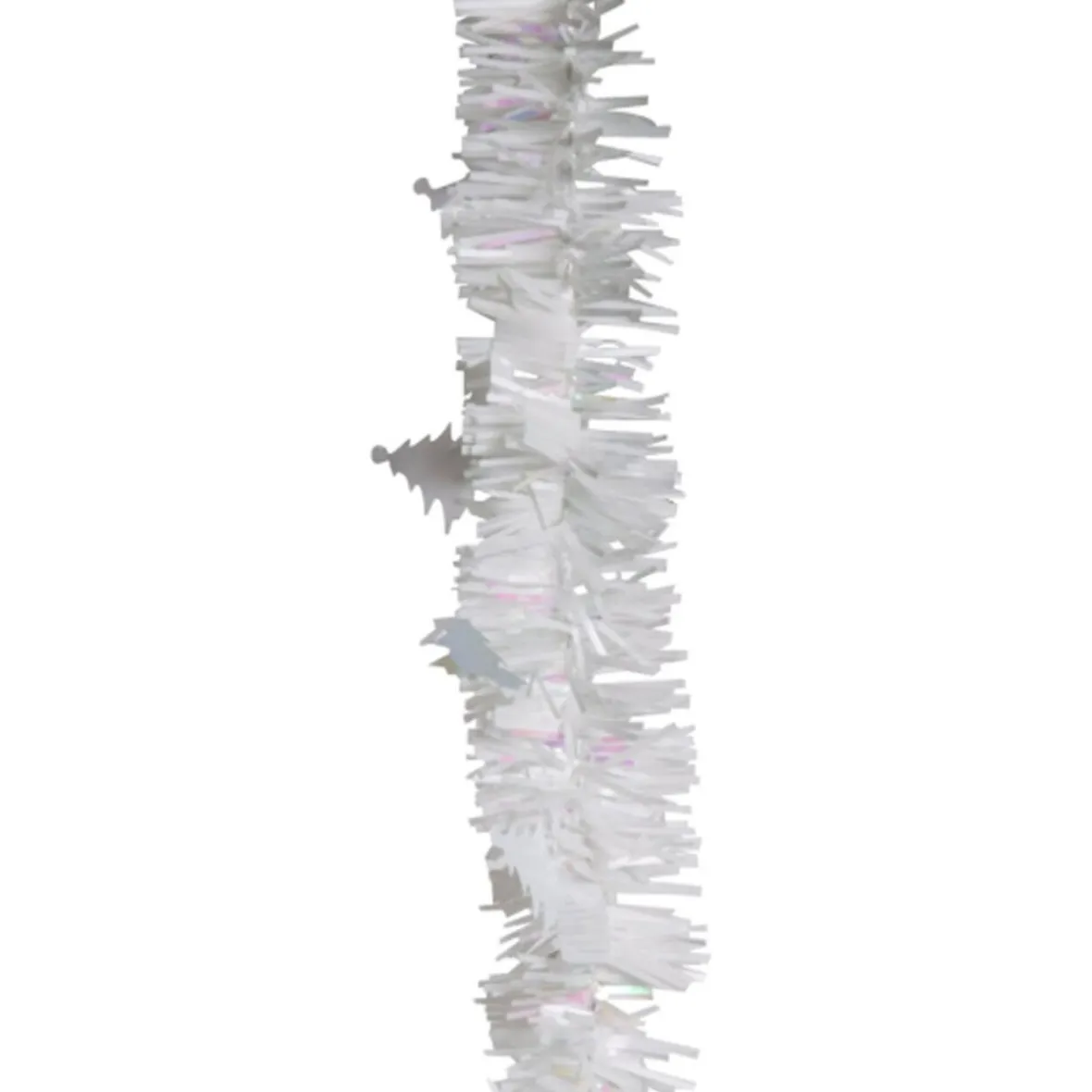 Guirlande de Noël blanche 2 m-Gifi Discount