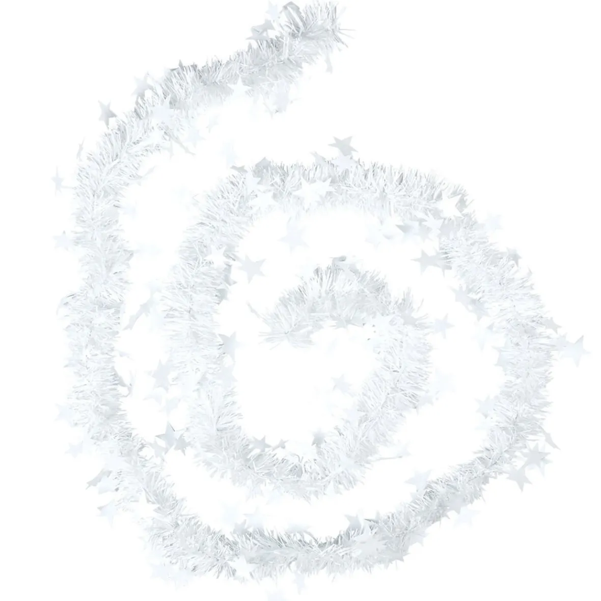 Guirlande de Noël blanche 2 m-Gifi Outlet