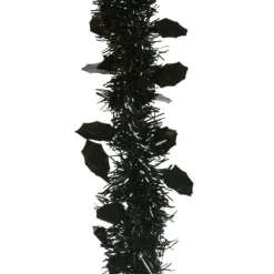 Guirlande de Noël noire 2 m-Gifi Hot