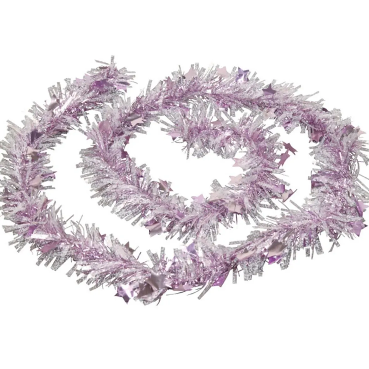 Guirlande de Noël rose 2 m-Gifi