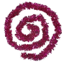 Guirlande de Noël rose 3 m-Gifi Online