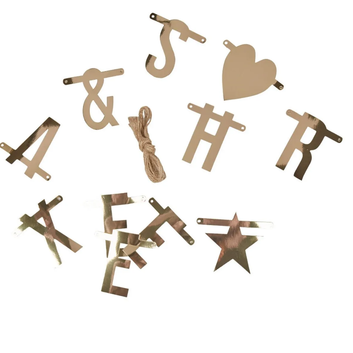 Guirlande dorée à personnaliser-Gifi Hot