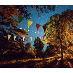 Guirlande en papier fanion multicolore-Gifi Clearance