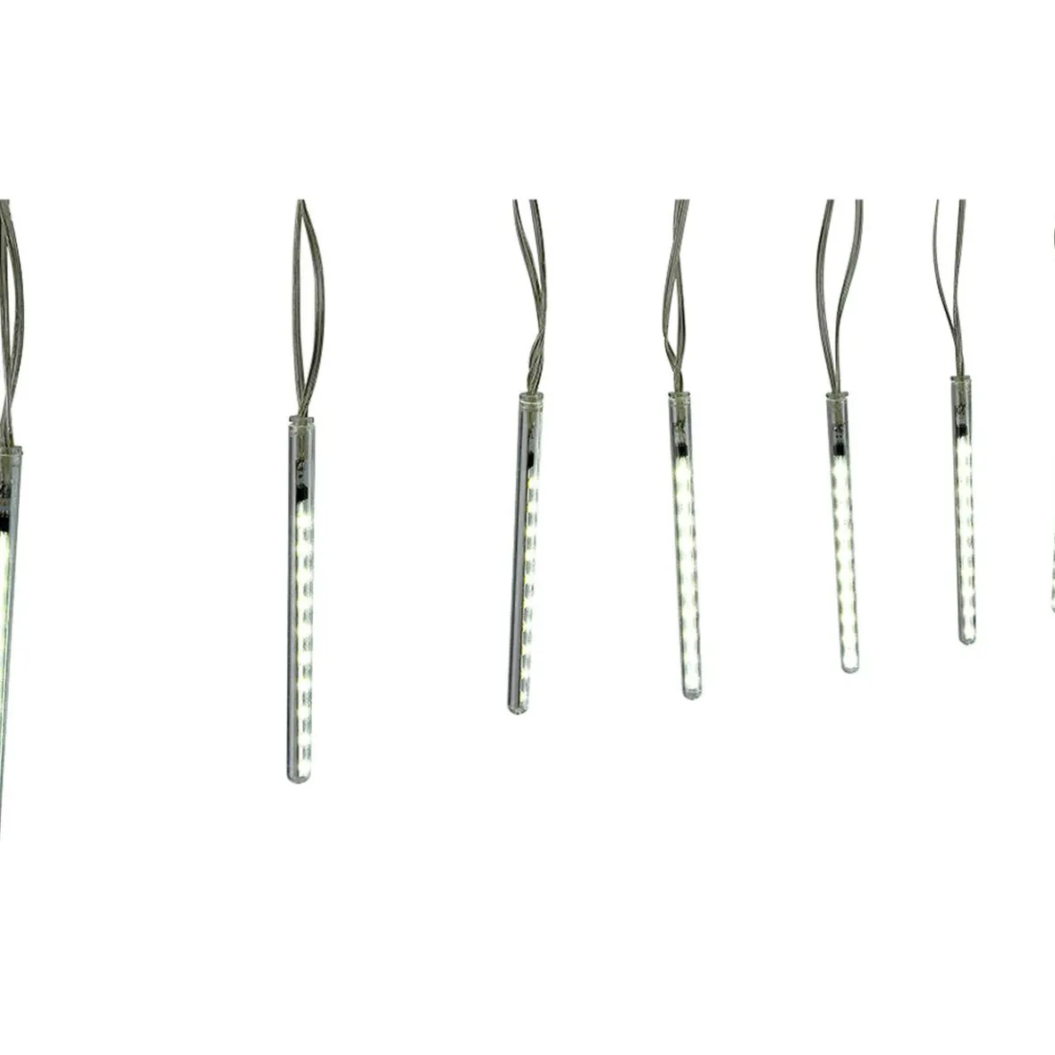 Guirlande extérieur 10 stalagmites 100 LED blanc froid-Gifi Hot