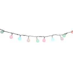 Guirlande électrique 100 boules multicolores fixes L. 4,95 m-Gifi