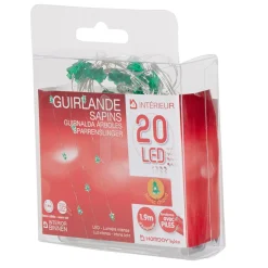Guirlande électrique 20 led sapin vert L. 90 cm-Gifi Best