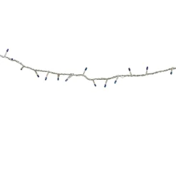 Guirlande électrique bleu clignotant 6,36 m-Gifi Best