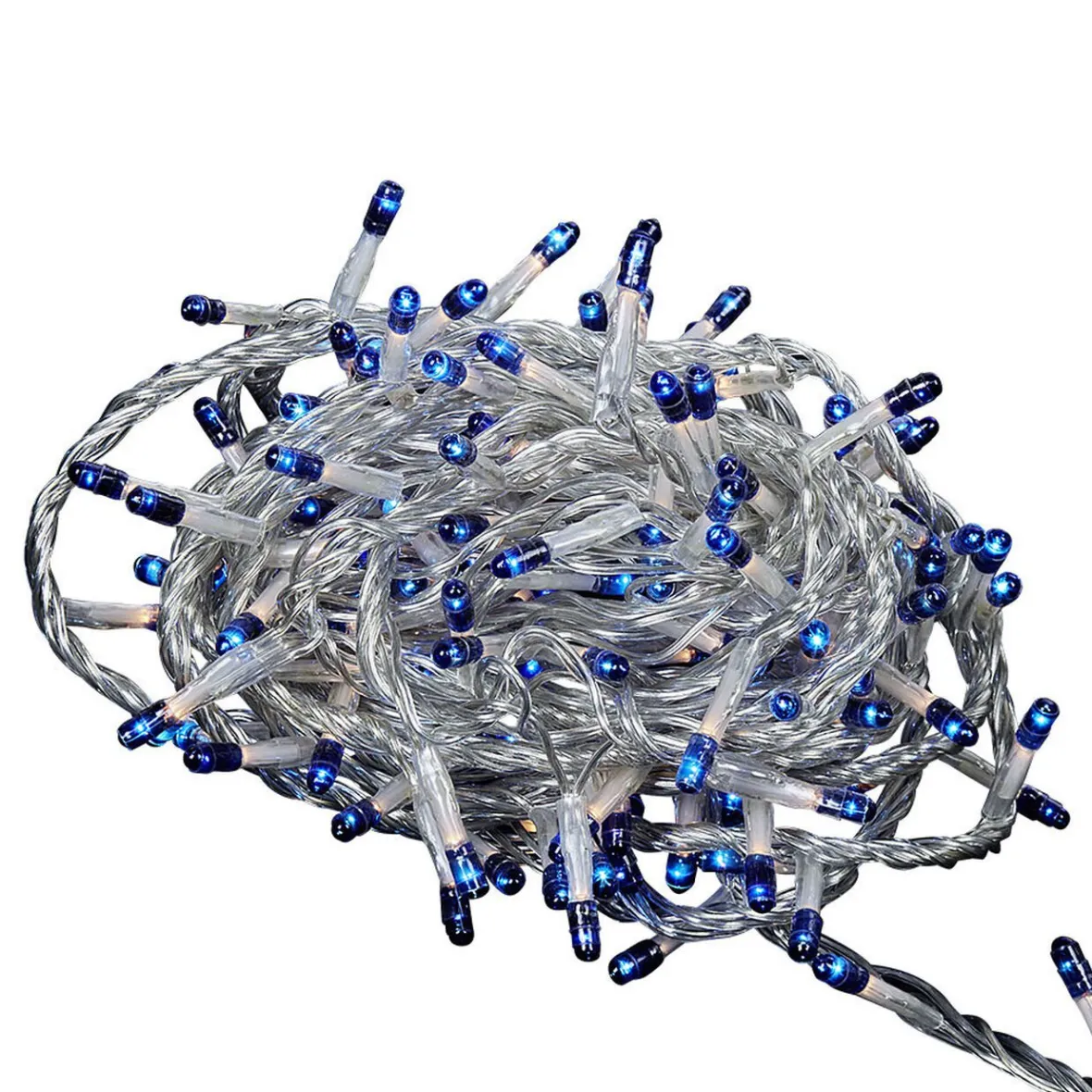 Guirlande électrique bleu clignotant 6,36 m-Gifi Best