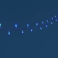 Guirlande électrique bleue clignotante 23,9 m-Gifi Outlet