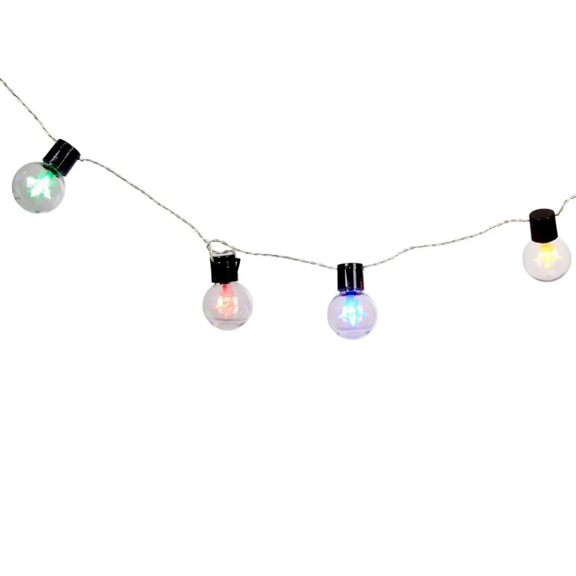 Guirlande électrique boules à led étoile multicolore L. 1,8 m-Gifi Best