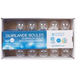 Guirlande électrique boules à led étoile multicolore L. 1,8 m-Gifi Best