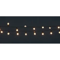 Guirlande électrique diamants blanc chaud clignotant 4,9 m-Gifi Discount