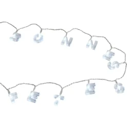 Guirlande électrique intérieure Joyeuses Fêtes 20 LED fixe 2 m-Gifi Outlet